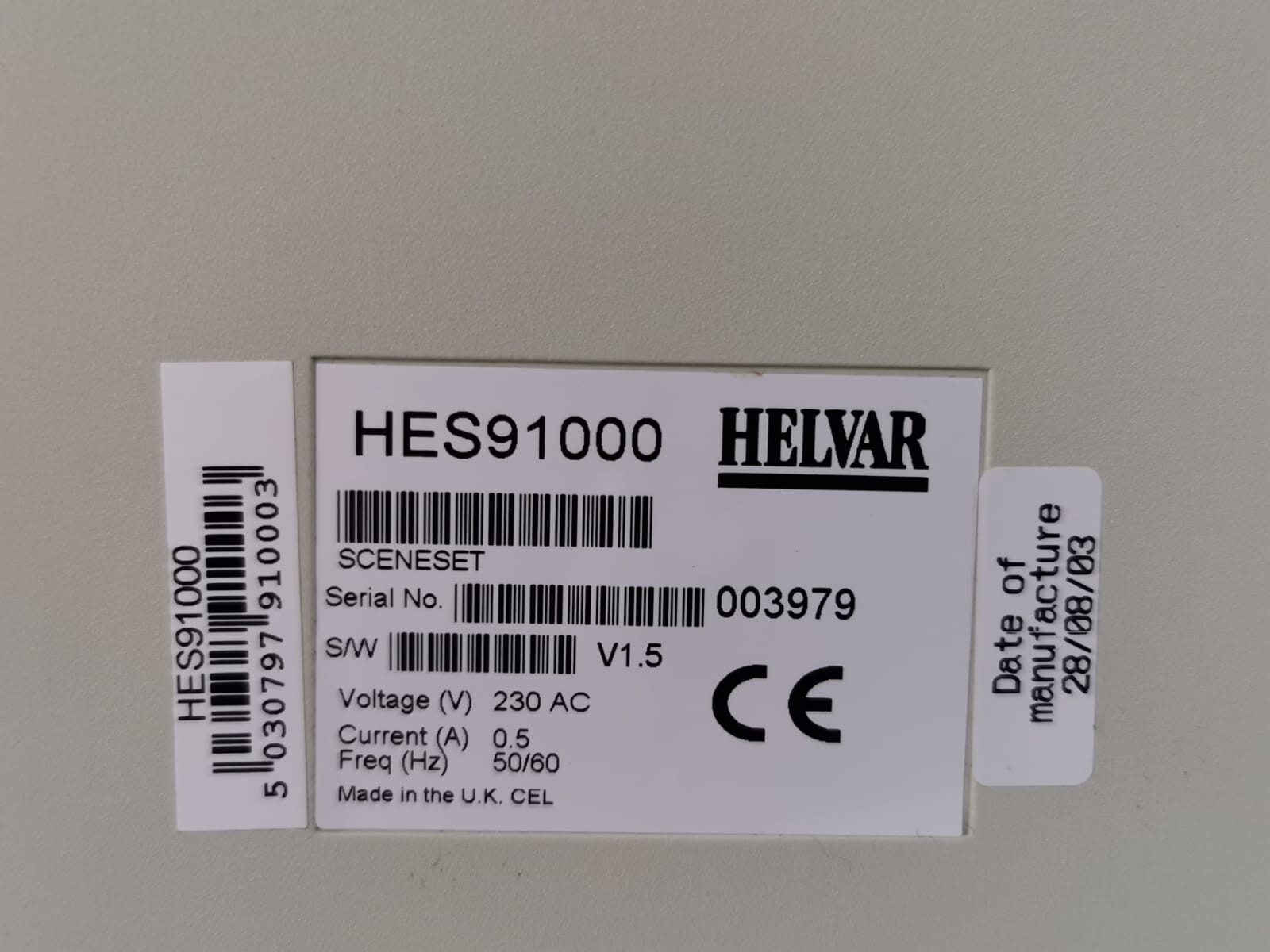Helvar HES91000 HELVAR HES91000 SCENESET MODULE V1.5 - UNIT ONLY 4
