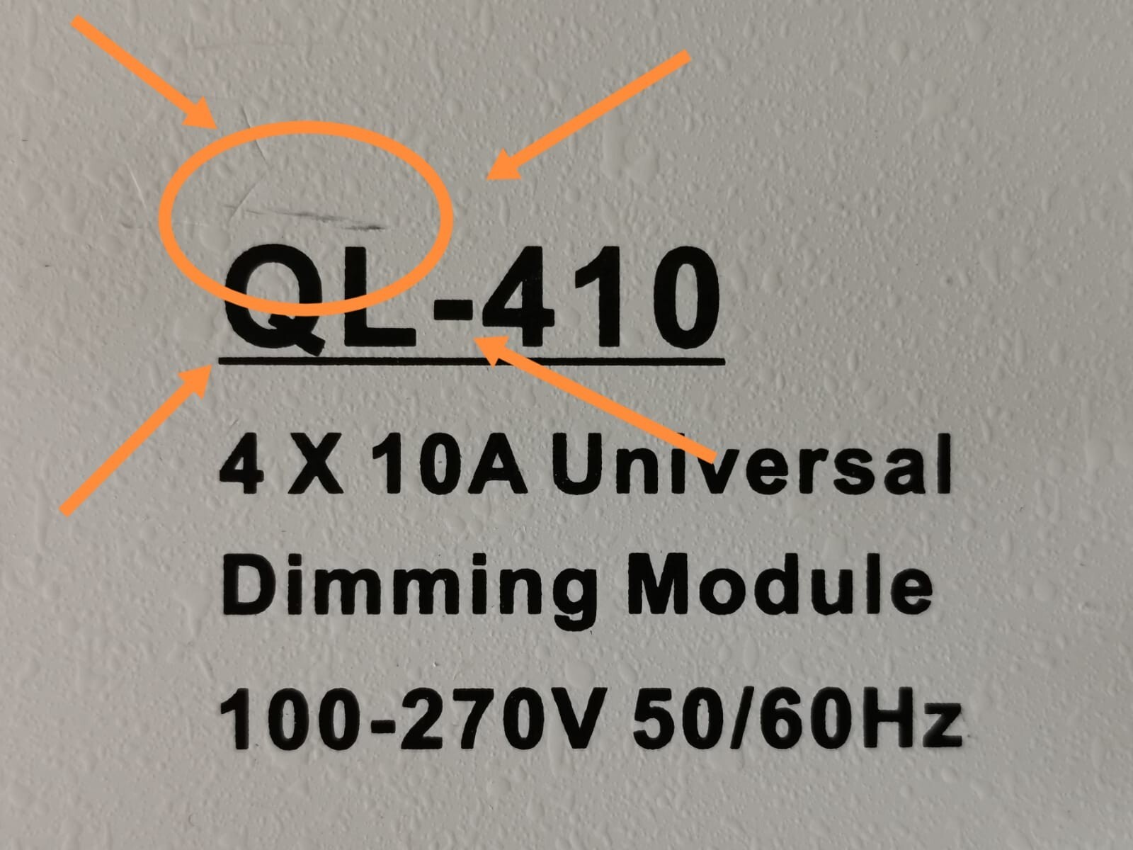 QLITE QL-410 QLITE QL-410 4X10A UNIVERSAL DIMMING MODULE 100-270V 50/60Hz 3