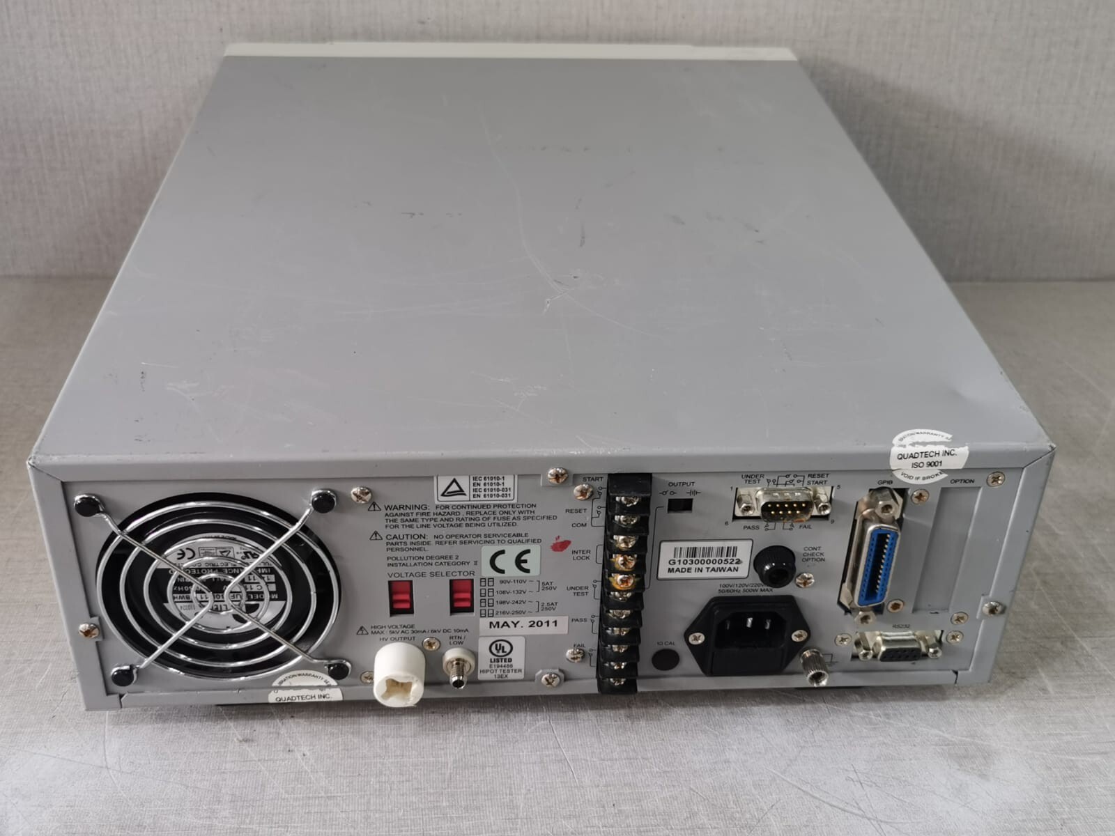 QuadTech QUADTECH-GUARDIAN-1030-AC QuadTech Guardian 1030 AC / DC / IR Hipot Tester 9