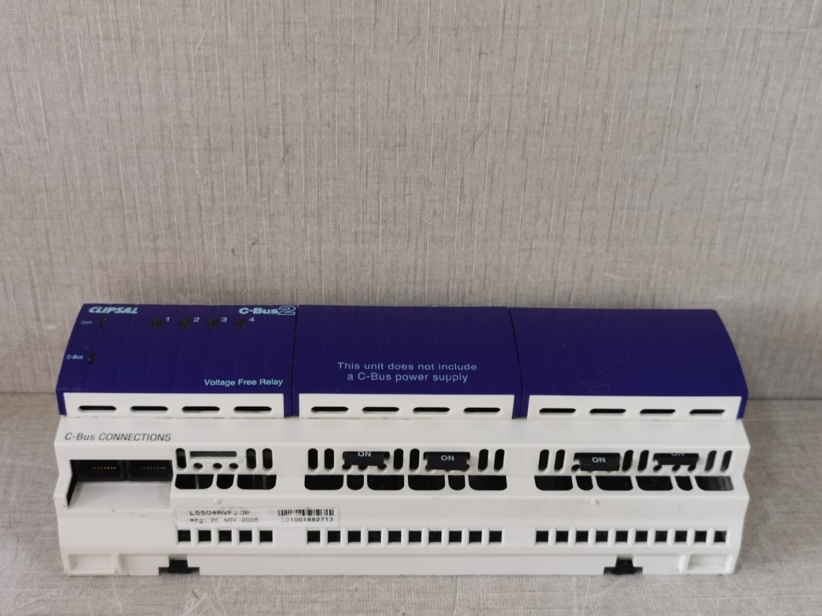 GE MFG-2005 CLIPSAL C-BUS2 L5504RVF20/LE5504TRVF20 4-CHANNEL VOLTAGE FREE RELAY(MFG-2005) 7