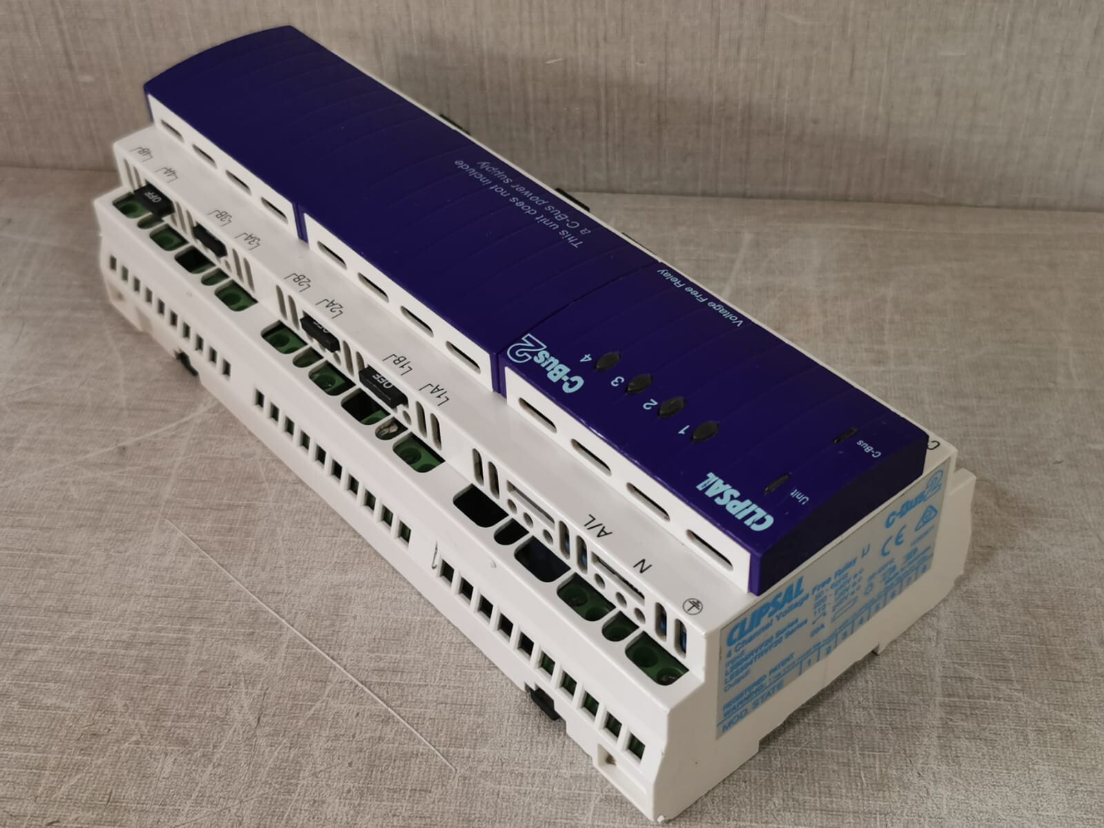 GE MFG-2005 CLIPSAL C-BUS2 L5504RVF20/LE5504TRVF20 4-CHANNEL VOLTAGE FREE RELAY(MFG-2005) 9