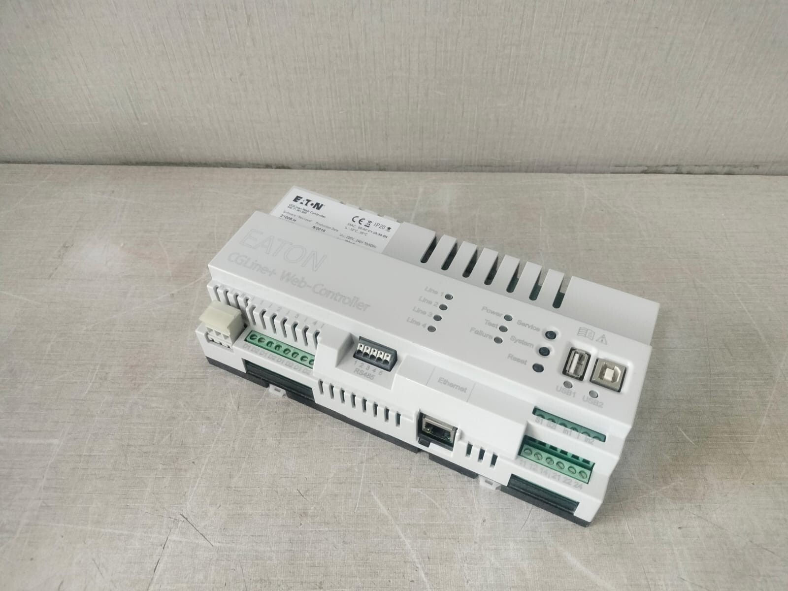 Eaton Z1005.H/Z1000.G EATON CGLine+Web-Controller 400 71 361 050 SOFTWARE/REV.LEVEL Z1005.H/Z1000.G 6