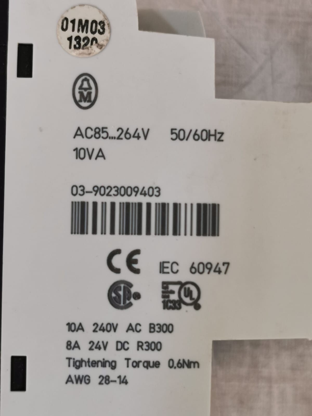 Moeller EASY 819-AC-RC MOELLER EASY 819-AC-RC OUTPUT 6XRELAYS/8A PROGRAMMABLE RELAY 3