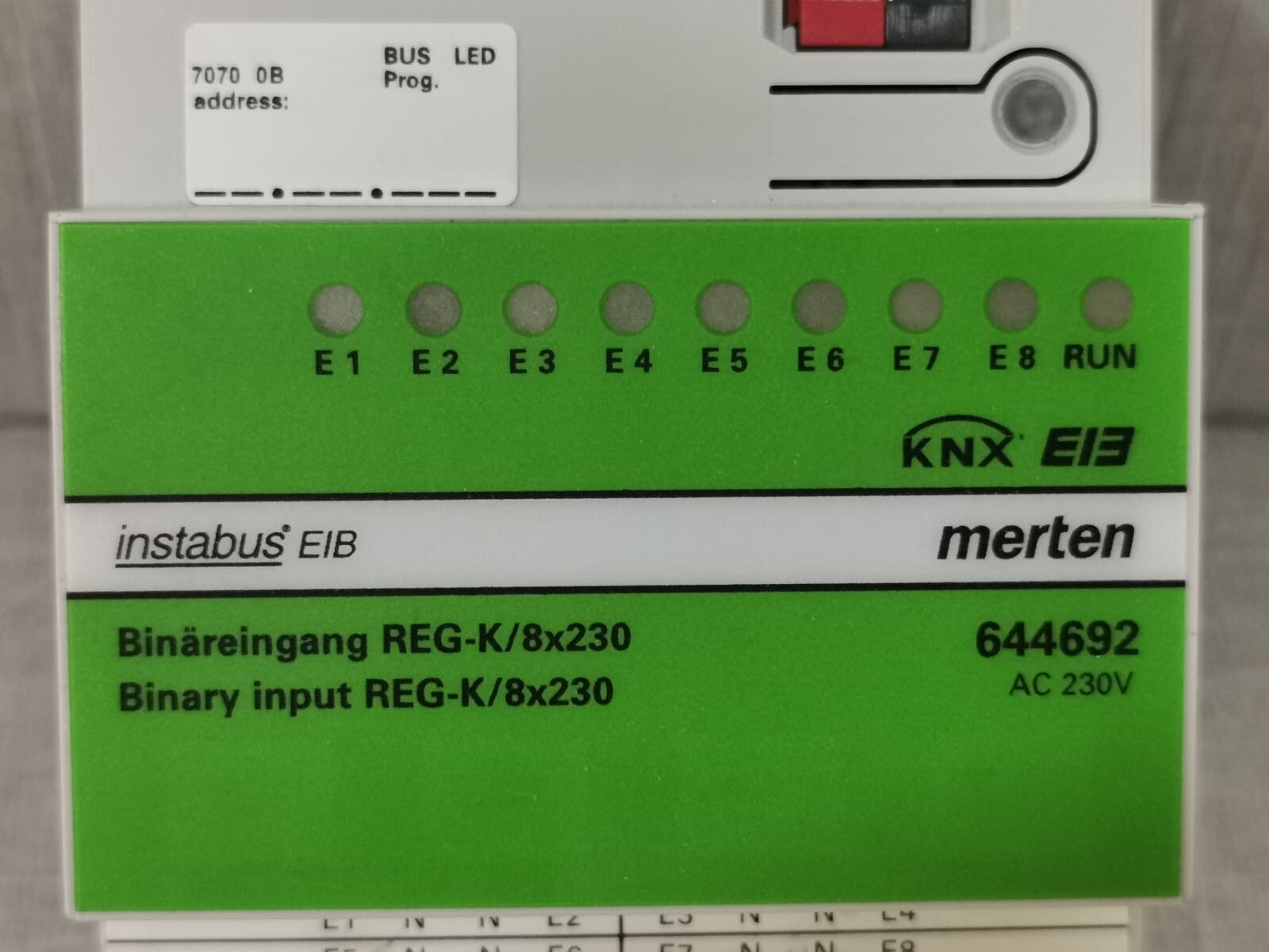 Merten KNX-644692 MERTEN KNX 644692 BINARY REG-K/8X230 INSTABUS EIB 2