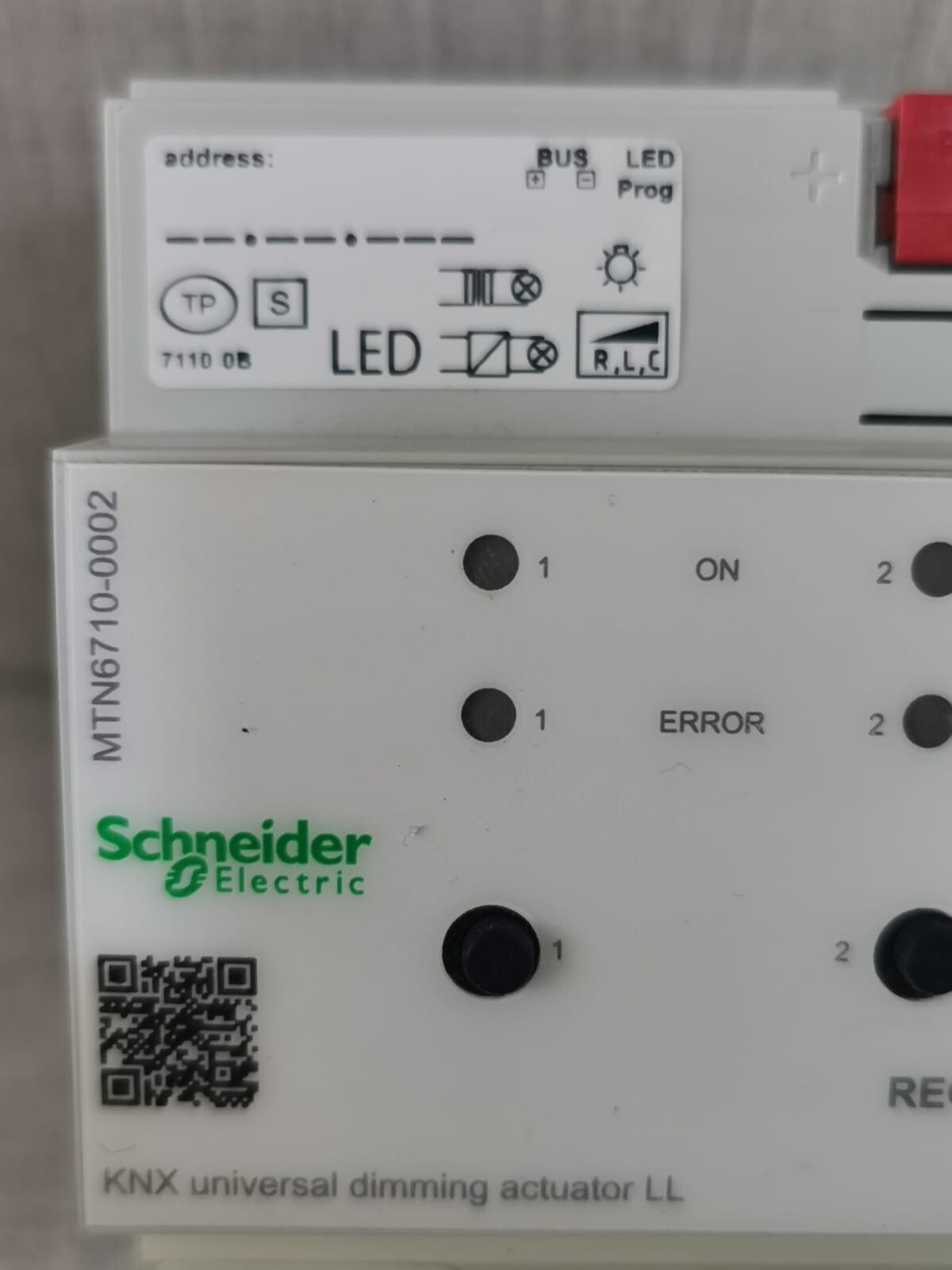 Schneider Electric MTN6710-0002 SCHNEIDER ELECTRIC MTN6710-0002 KNX UNIVERSAL DIMMING ACTUATOR 3