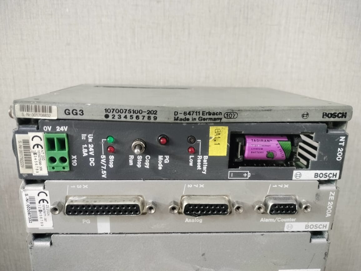 Bosch NT200 BOSCH GG3 + NT200+ZE200A+1070075174-102 4x E24V +1040075100-202 6