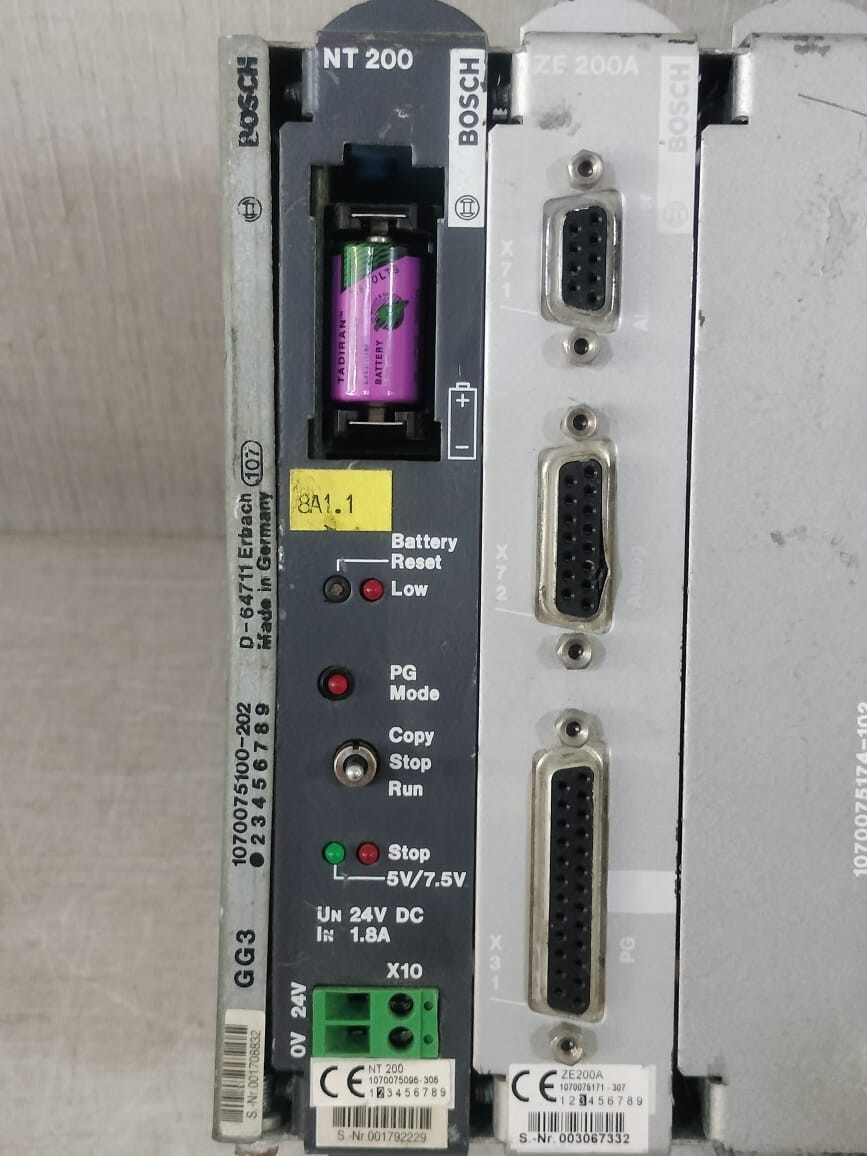 Bosch NT200 BOSCH GG3 + NT200+ZE200A+1070075174-102 4x E24V +1040075100-202 8