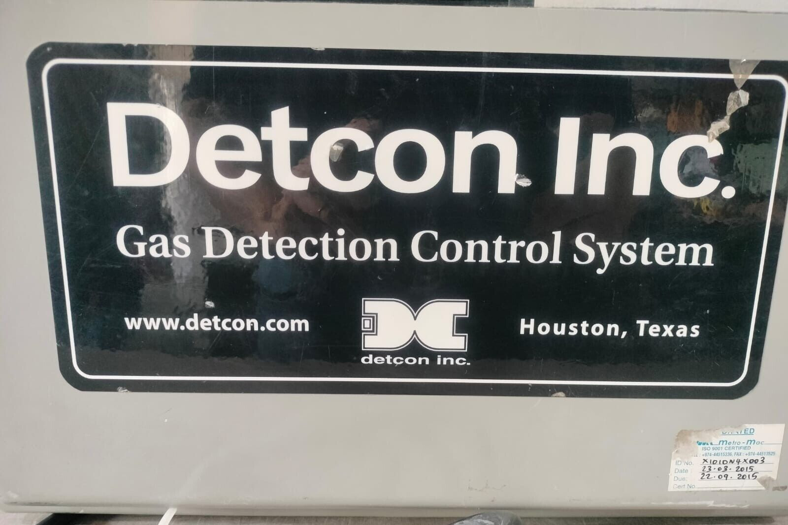 DETCON MODEL-1010 Detcon Model 1010-N4X PN: AM1648 Gas Detection Control System 6