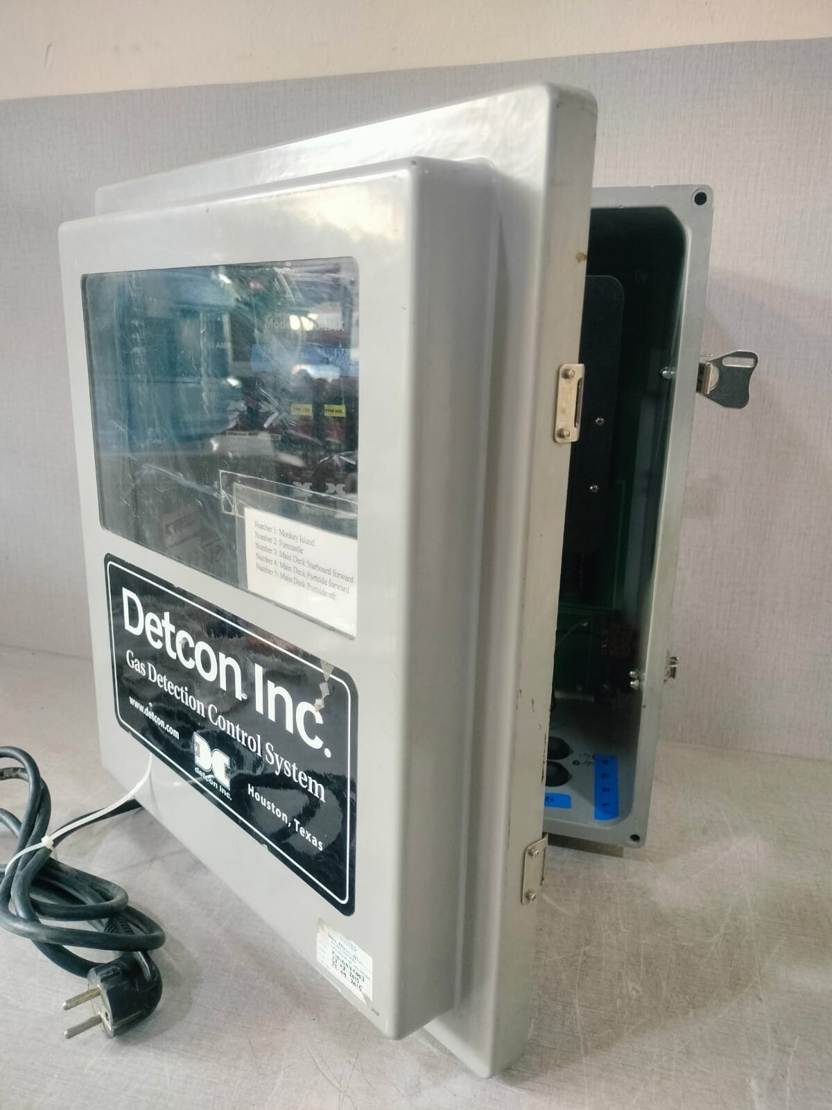 DETCON MODEL-1010 Detcon Model 1010-N4X PN: AM1648 Gas Detection Control System 9