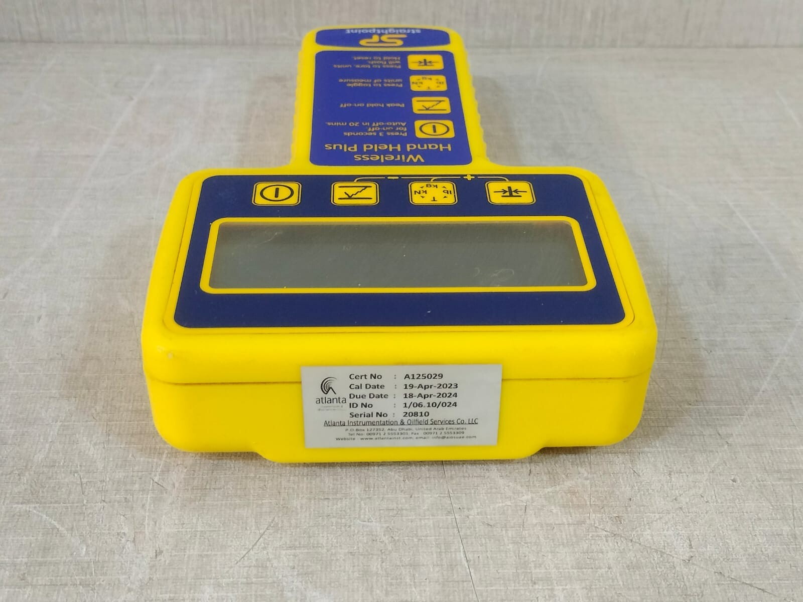 Straightpoint SW-HHP STRAIGHTPOINT SW-HHP WIRELESS HAND HELD PLUS 2.4GHz - UNIT ONLY 8