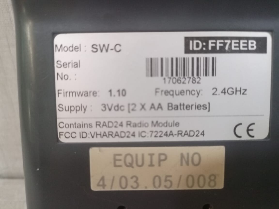 Straightpoint SW-C Straightpoint SW-C Wireless Load Shackle Firmware:1.10 Frequency:2.4GHz 4