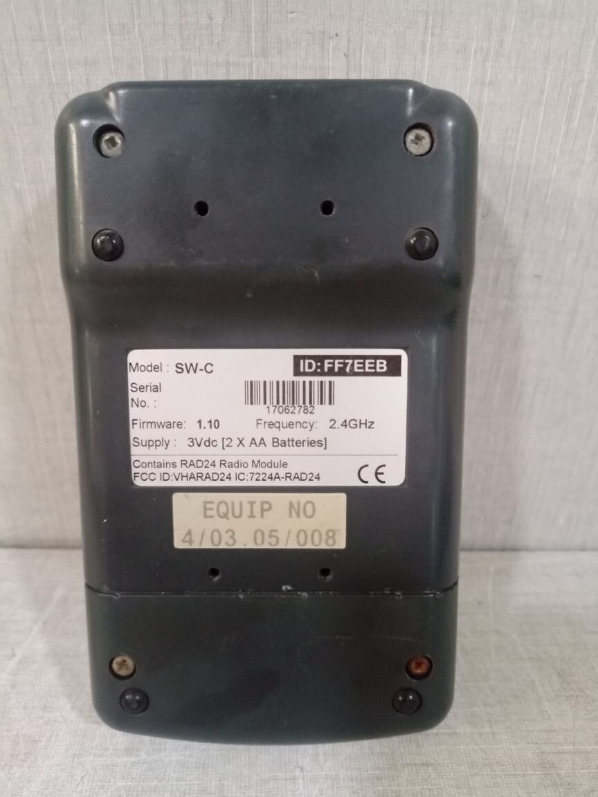 Straightpoint SW-C Straightpoint SW-C Wireless Load Shackle Firmware:1.10 Frequency:2.4GHz 7