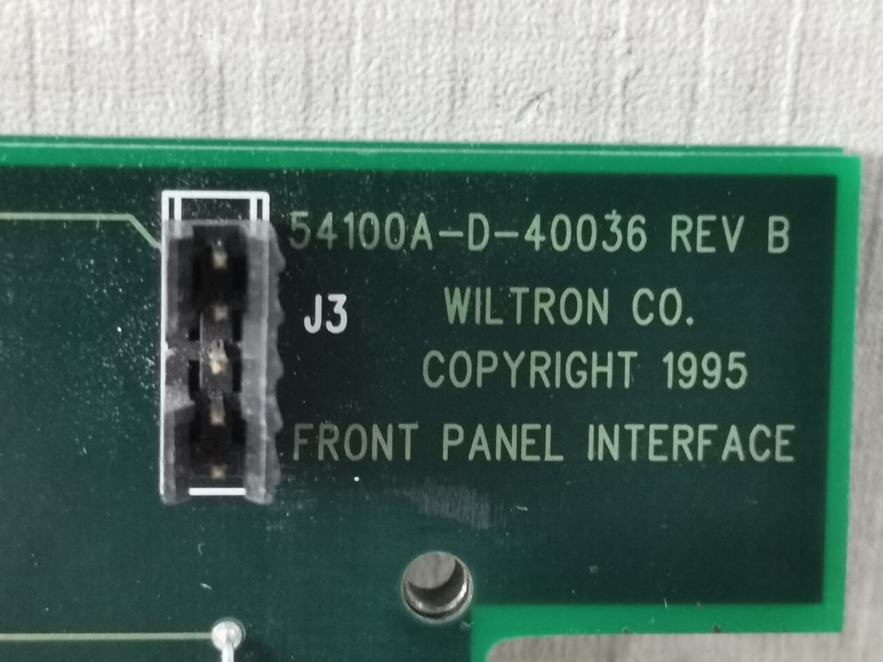 WILTRON D40324-3A WILTRON 97240006 D40324-3A BOARD 3