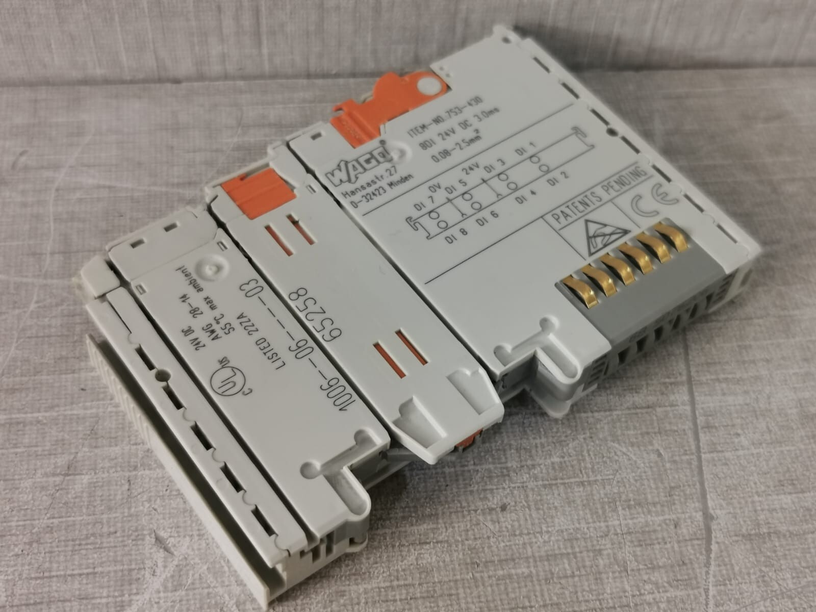 Wago WAGO-753 WAGO 753-430 8 CHANNEL ANALOG INPUT MODULE 7