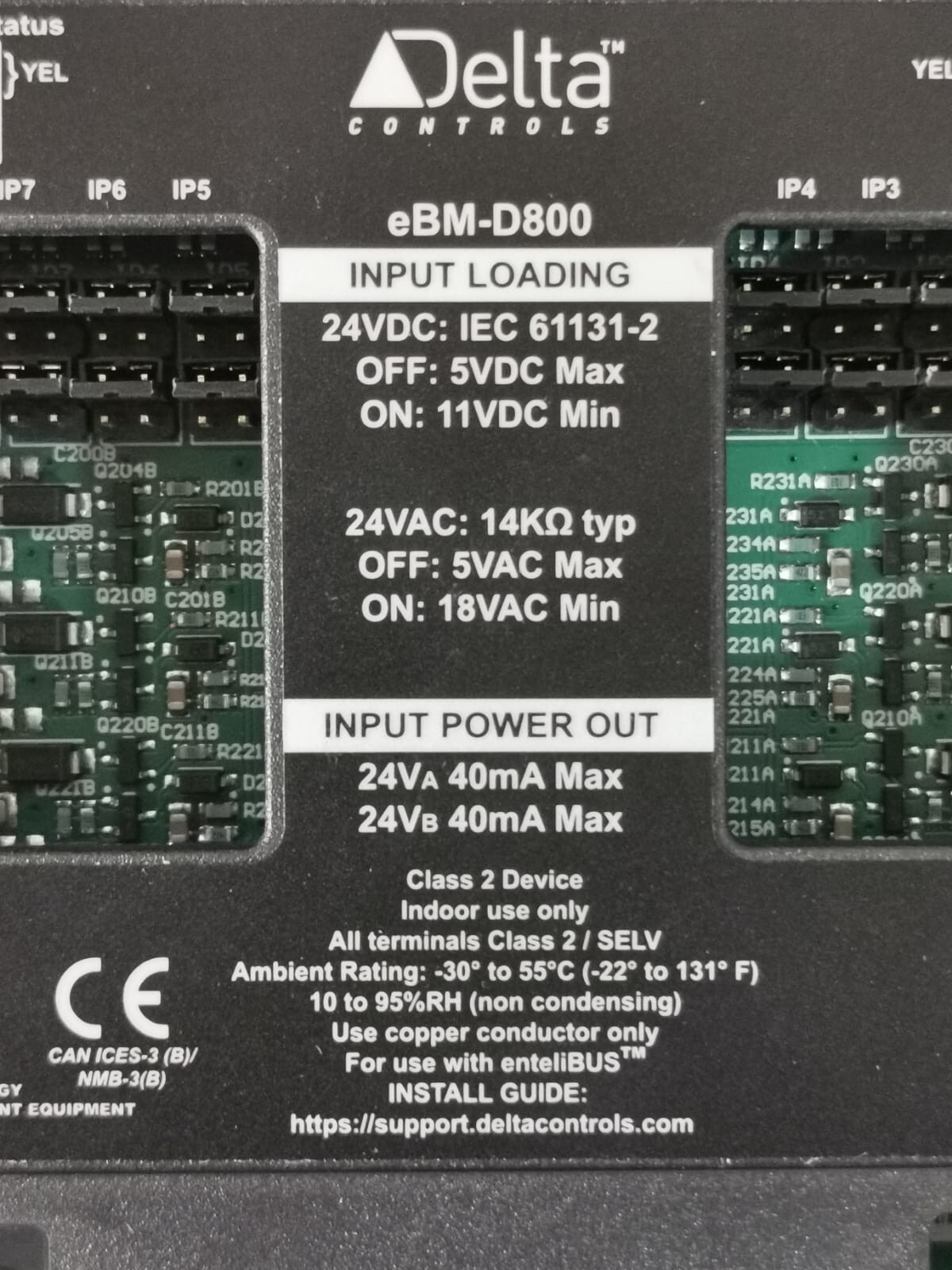 Delta D800 Delta Controls eBM-D800 Earthright EnteLiBUS 375613 6