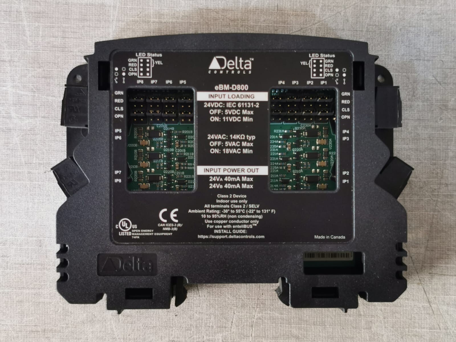 Delta D800 Delta Controls eBM-D800 Earthright EnteLiBUS 375613 7