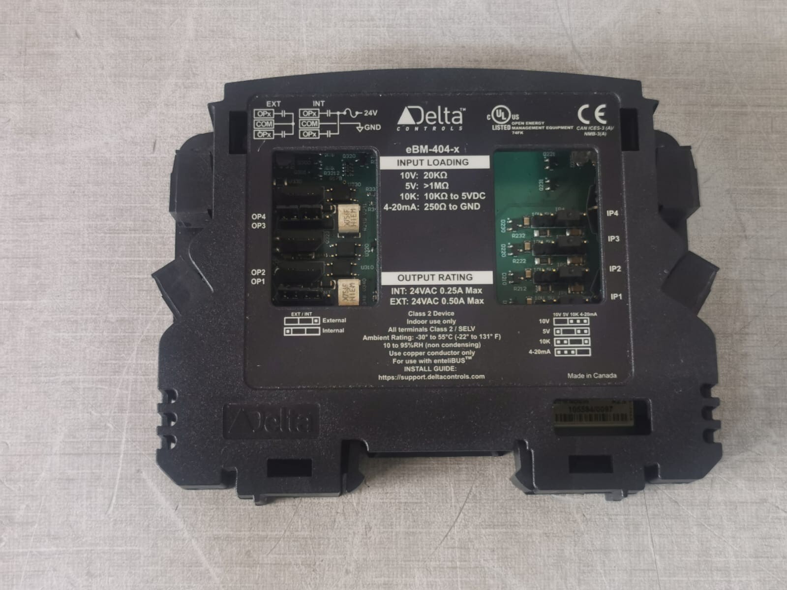 Delta Controls eBM-404-H Delta Controls eBM-404-H EarthRight Entelibus 4