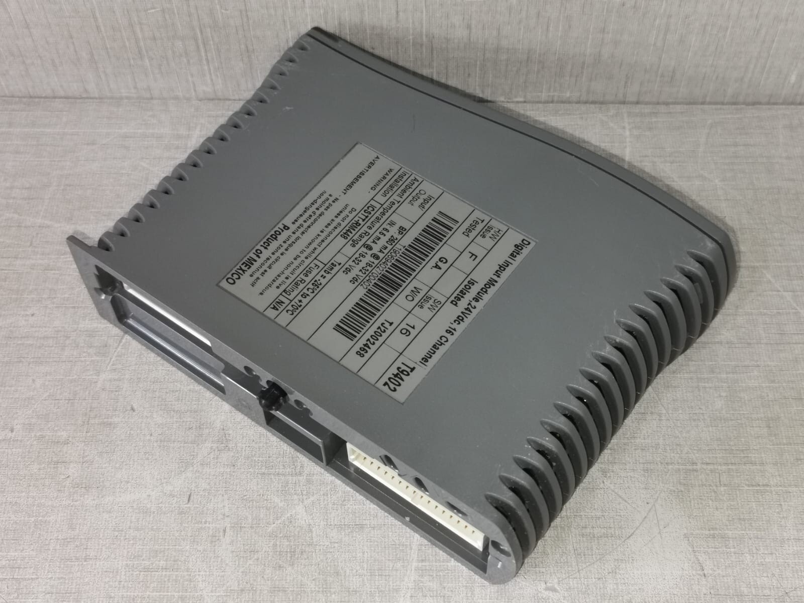 Rockwell T9402 ROCKWELL AUTOMATION AADVANCE 9402 DI DIGITAL INPUT MODULE T9402 10