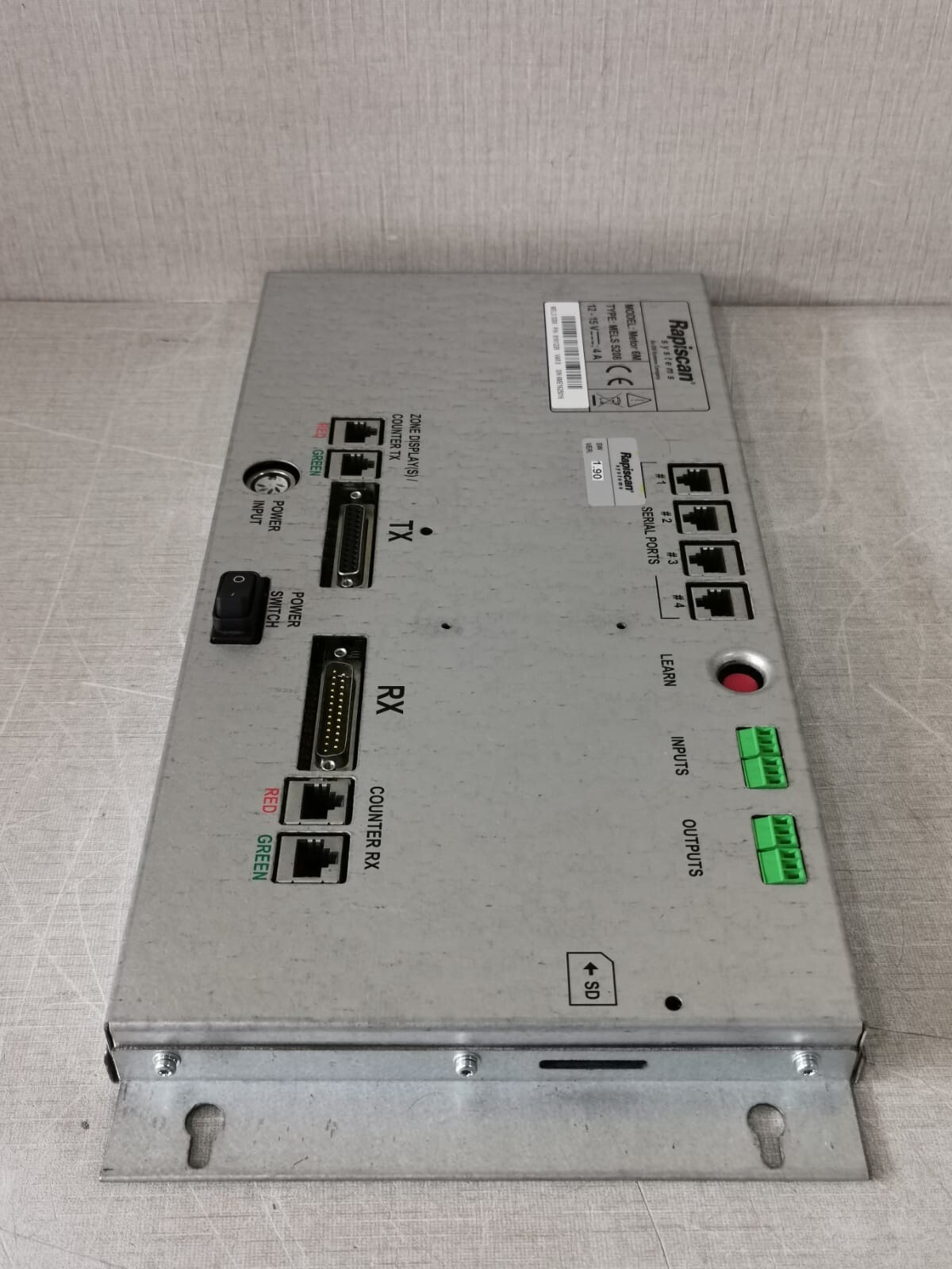 RAPISCAN SYSTEM MELS 5208 RAPISCAN SYSTEM METOR 6M /MELS 5208 WALK-THROUGH METAL DETECTOR 8101220 5