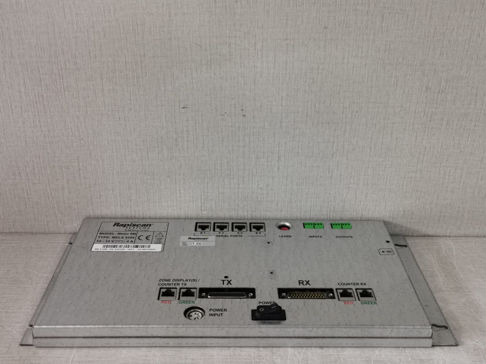 RAPISCAN SYSTEM MELS 5208 RAPISCAN SYSTEM METOR 6M /MELS 5208 WALK-THROUGH METAL DETECTOR 8101220 8