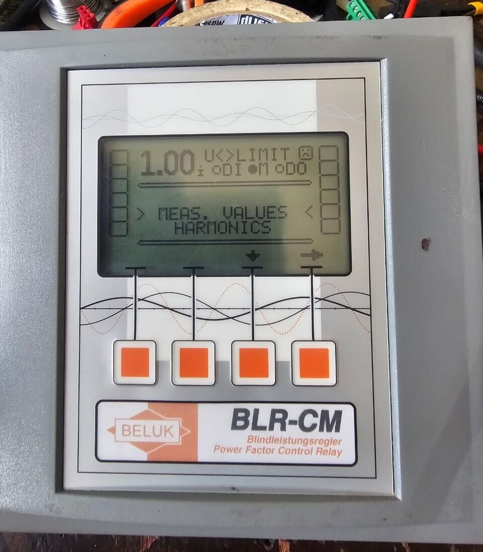 BELUK BLR-CM 06R BLINDLEISTUNGSREGLER POWER FACTOR CONTROL RELAY