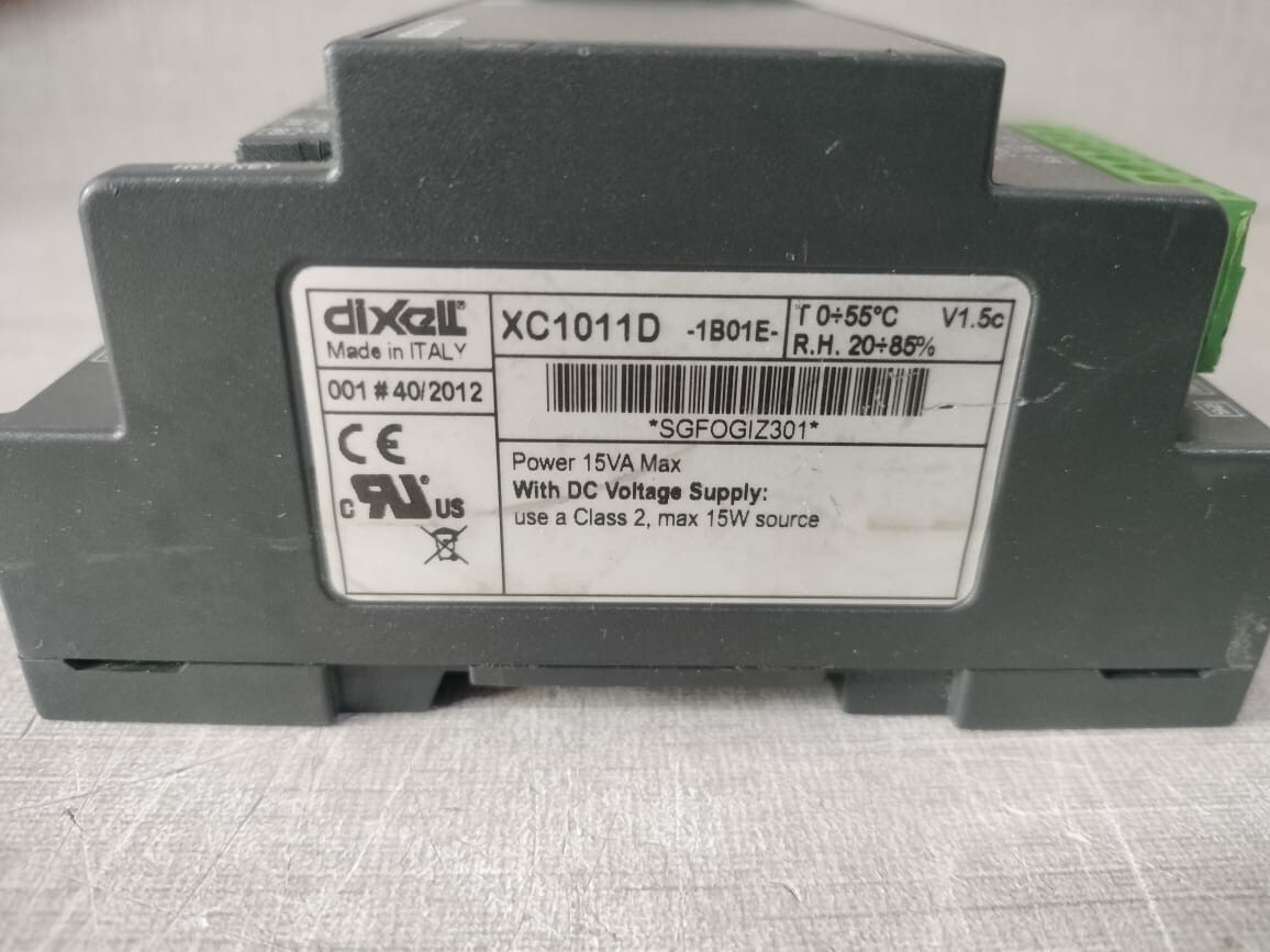 DIXELL XC1000D/ XC1011D -1B01E DIXELL XC1000D / XC1011D -1B01E T 0÷55°C TEMPERATURE CONTROLLER 5