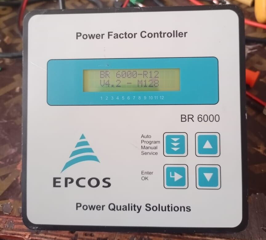 EPCOS BR6000-R12PH/ B44066-R6012-R230 EPCOS BR6000-R12PH/ B44066-R6012-R230 POWER FACTOR CONTROLLER 10