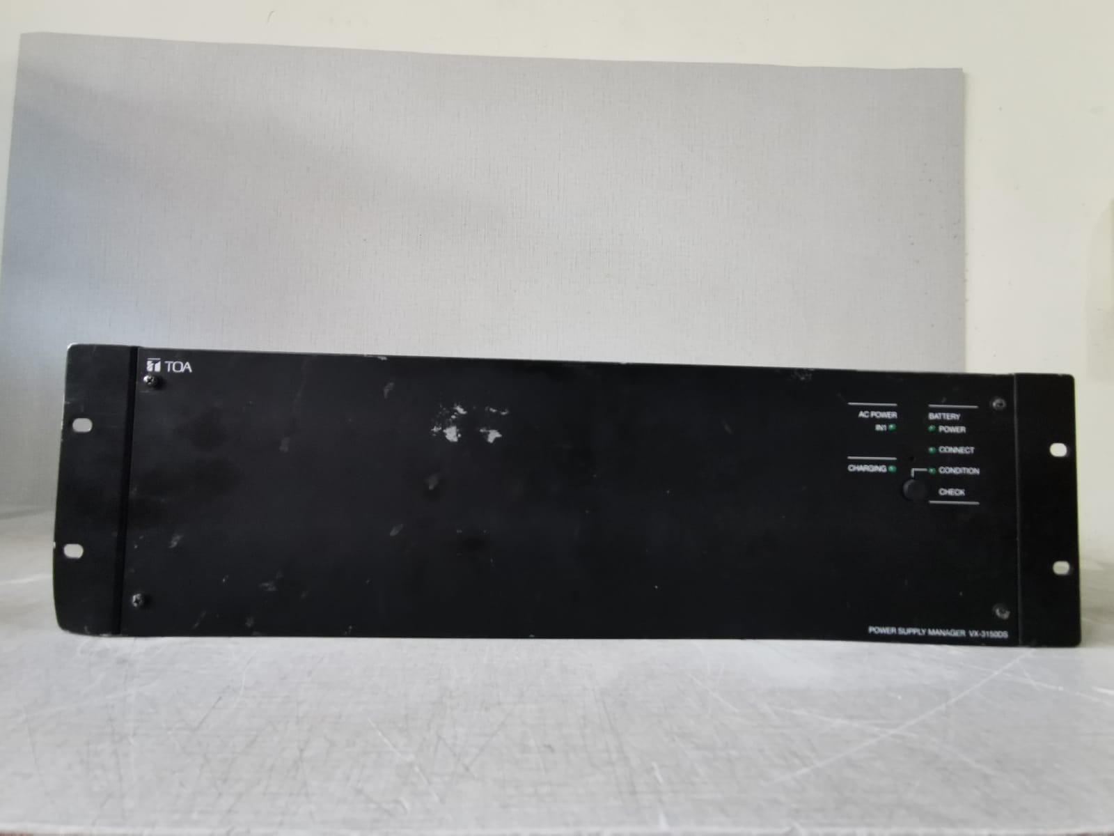 TOA CORPORATION VX-3150DS TOA VX-3150DS POWER SUPPLY MANAGER 4