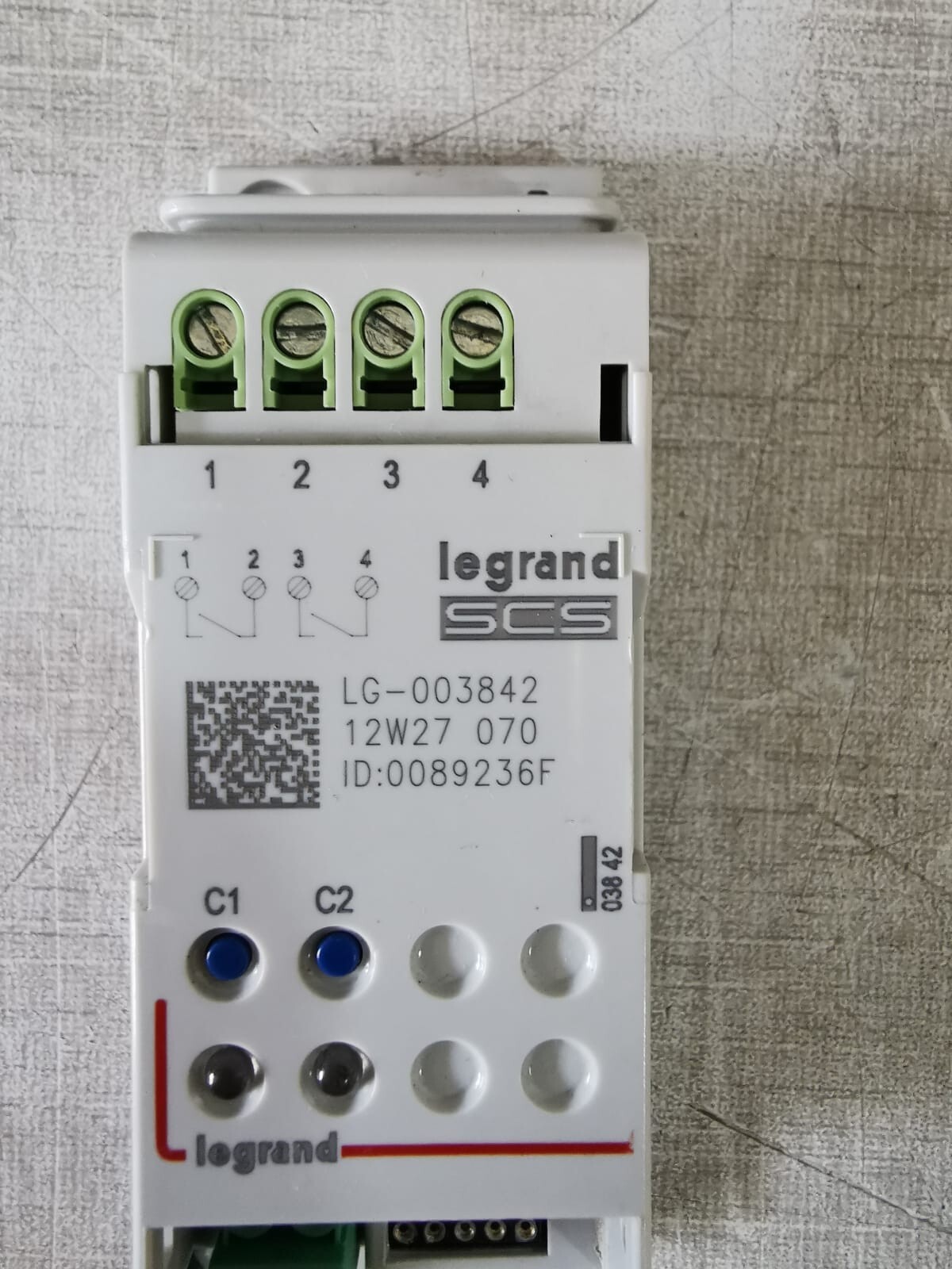 Legrand SCS 035 62 & SCS 038 42 LEGRAND SCS 035 62 2-DIN MODULES + LEGRAND SCS 038 42 SCS GATEWAY EXTENSION 2