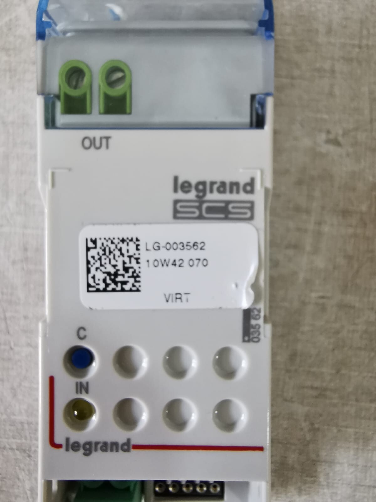 Legrand SCS 035 62 & SCS 038 42 LEGRAND SCS 035 62 2-DIN MODULES + LEGRAND SCS 038 42 SCS GATEWAY EXTENSION 3
