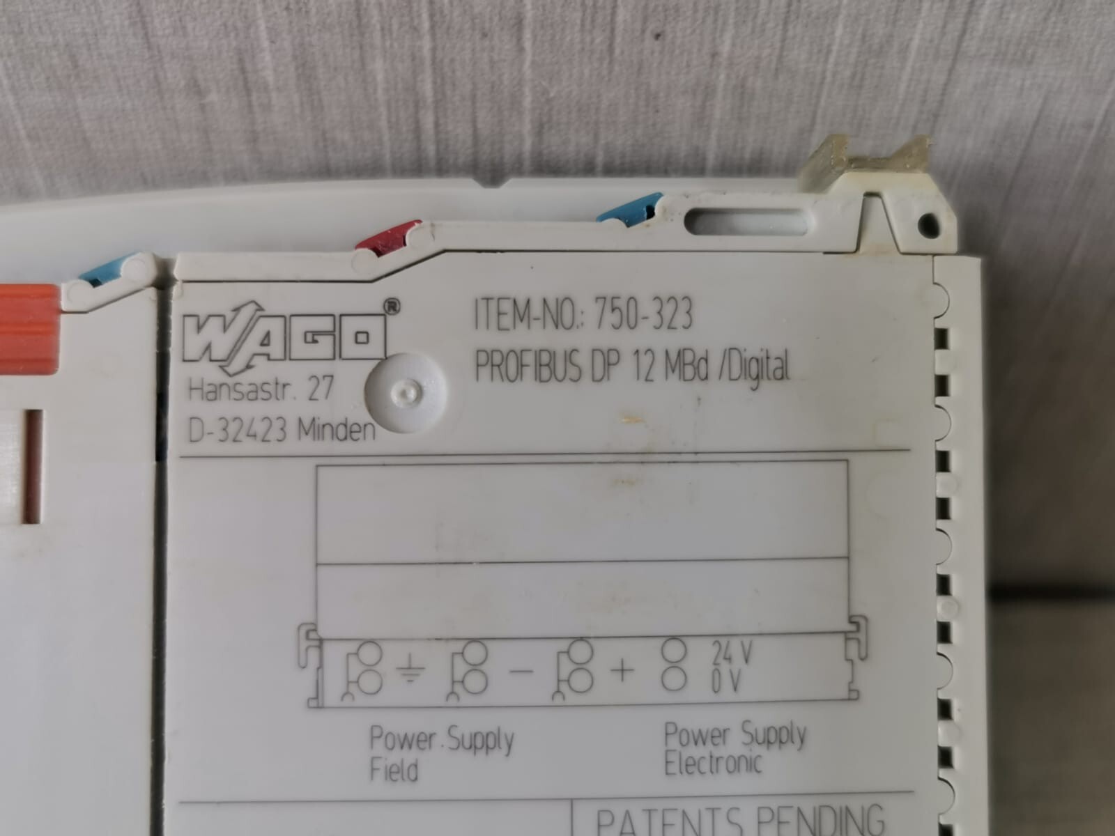 WAGO 750-323 + 750-1415 WAGO 750-323 PROFIBUS DP 12 MBD/DIGITAL + WAGO 750-1415 8-CHANNEL DIGITAL INPUT 3