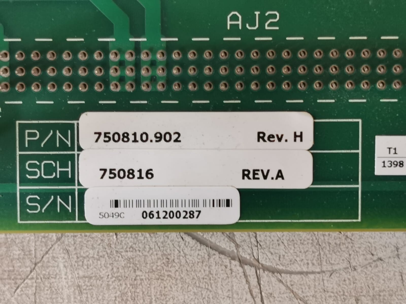 UNKNOWN 750810.902 750810.902 Main PCB Mother Board, Assy 750816 / 750813 Printed Circuit Board 2