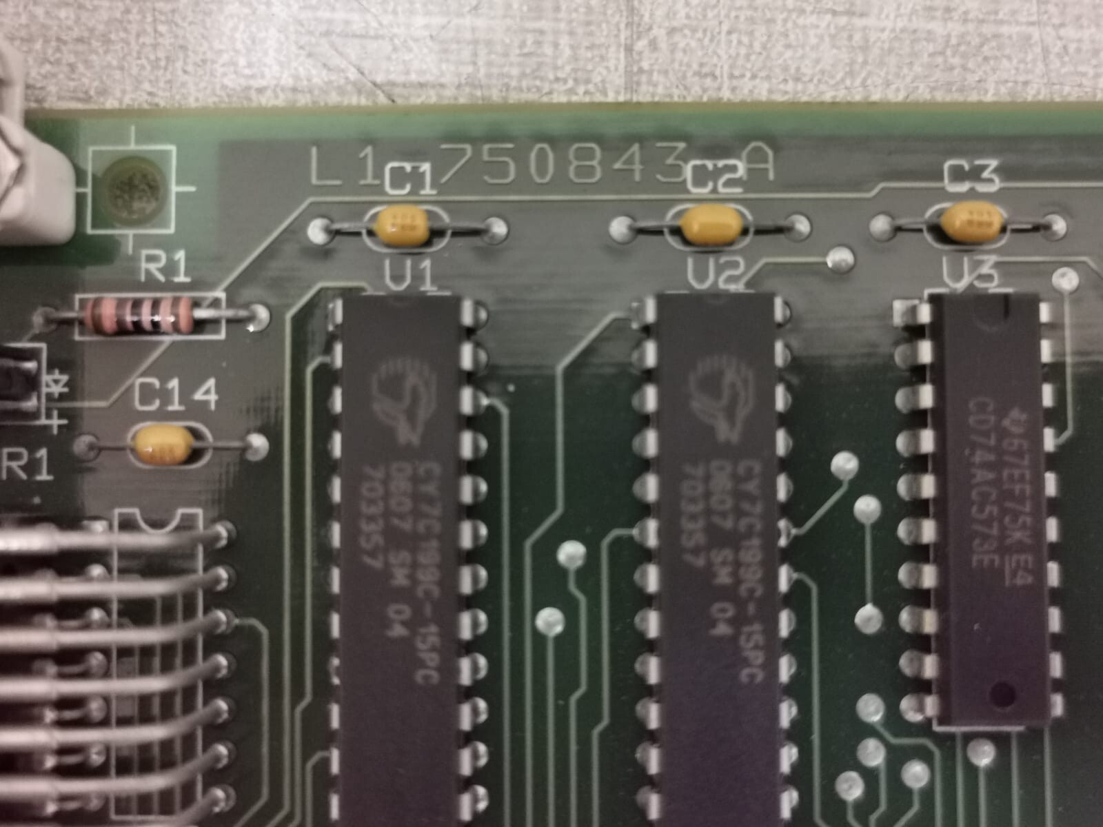 Siemens SCH 750846 REV.A Siemens 750840 902 Rev.h /SCH 750846 Rev.a Auxiliary Industrial Board 7