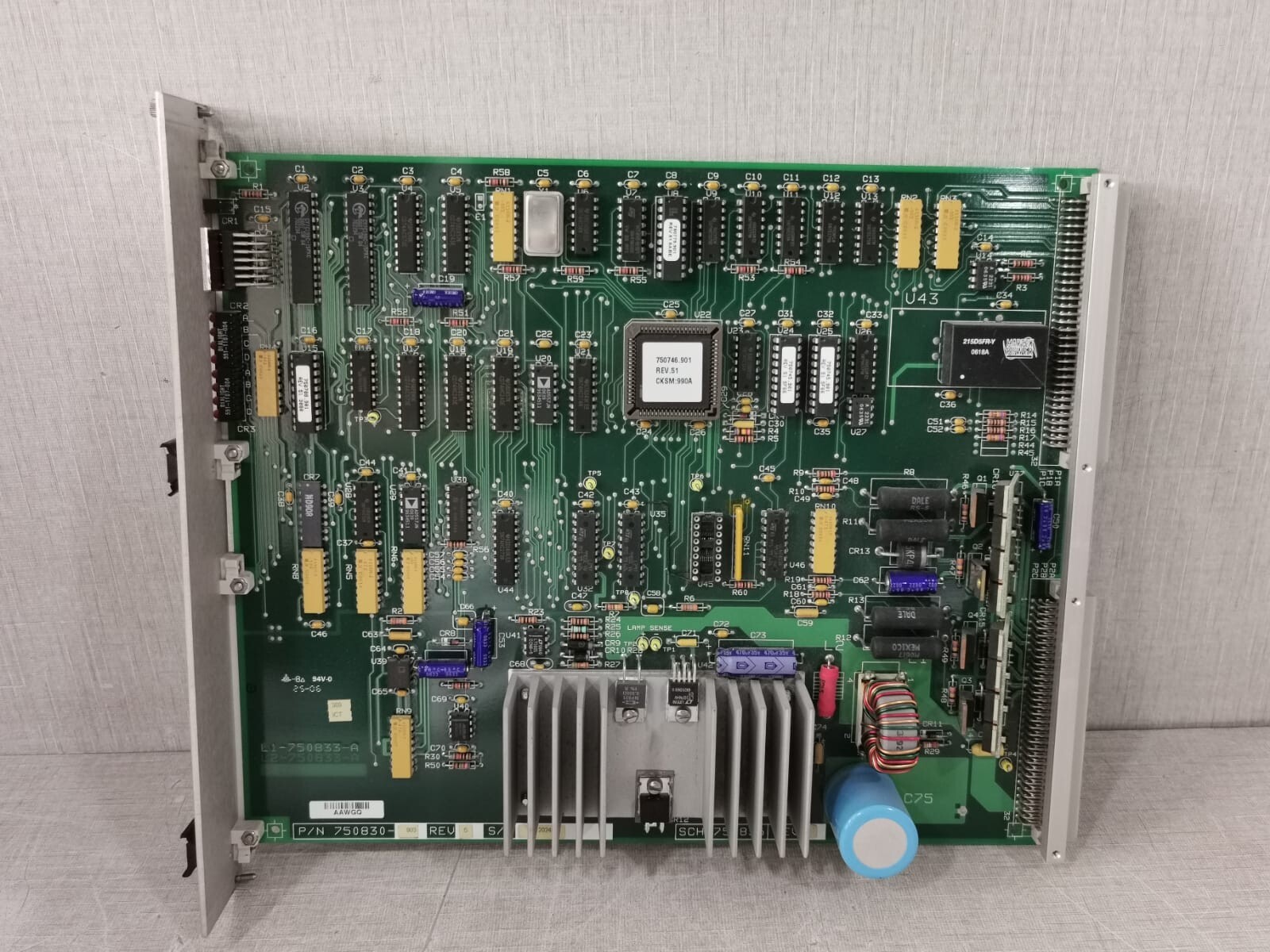 SIEMENS 750830-903 REV.S /SCH 750836 REV.D PHOTOMETER CONTROL BOARD