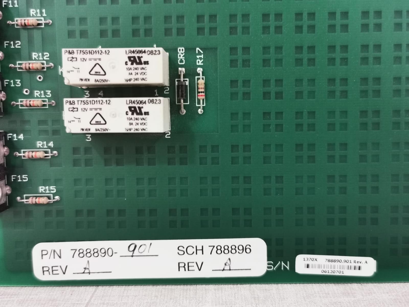 Siemens SCH 788896 REV.A SIEMENS 788890-901 REV.A /SCH 788896 REV.A MOTOR CONTROL BOARD 2