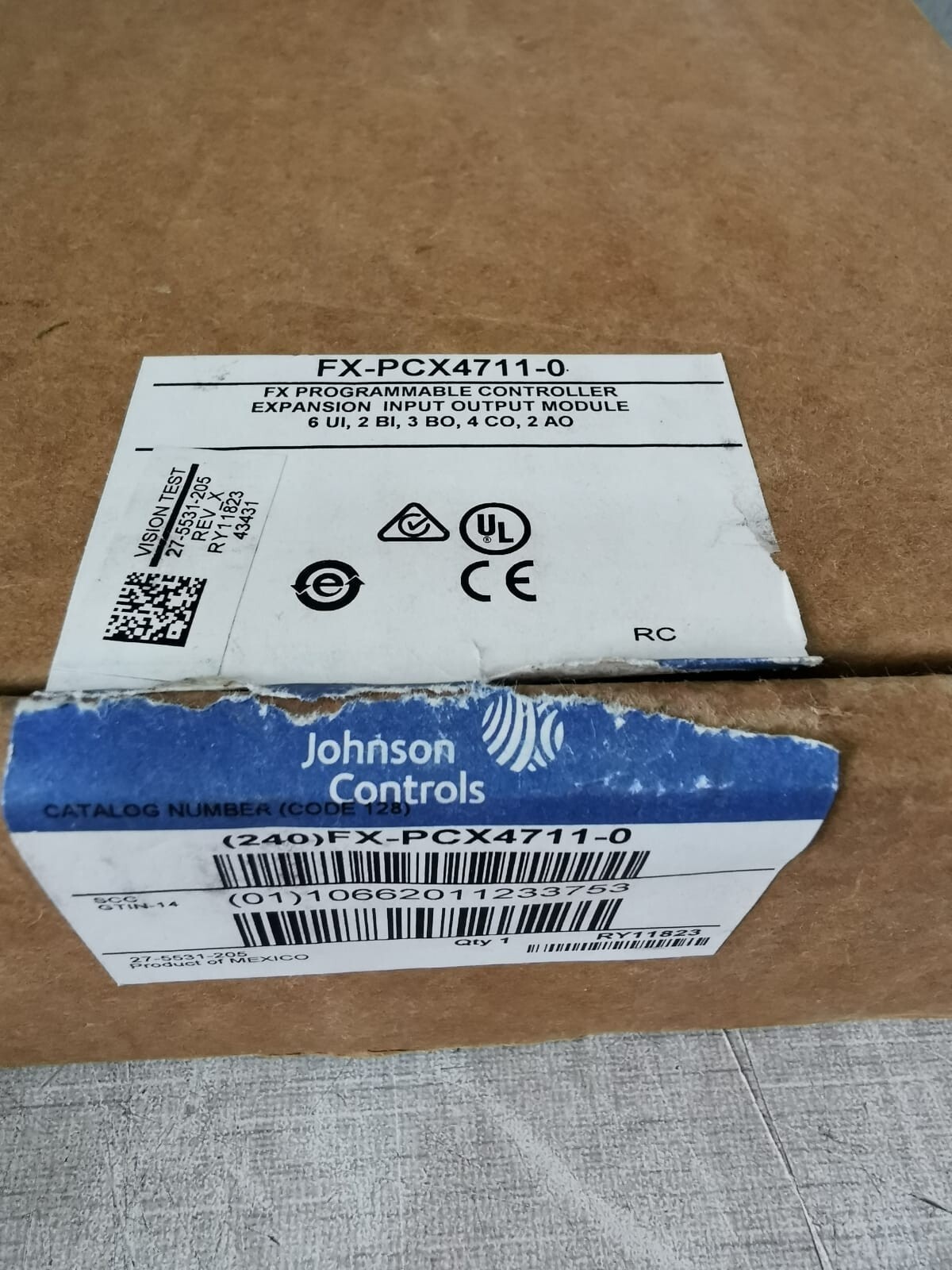 Johnson Controls FX-PCX4711-0 PCX4711 JOHNSON CONTROLS FX-PCX4711-0 Programmable Controller 2