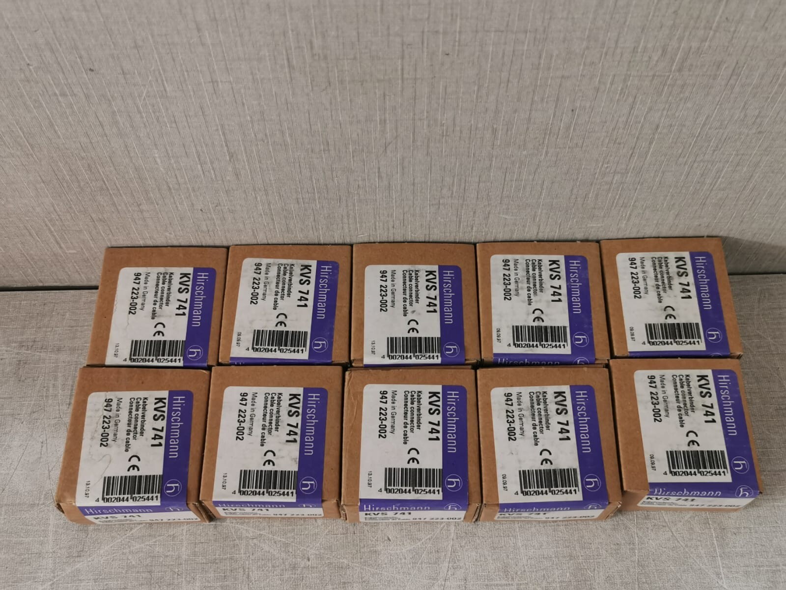 Hirschmann 947 223-002 HIRSCHMANN KVS 741 CABLE CONNECTOR 947 223-002 2