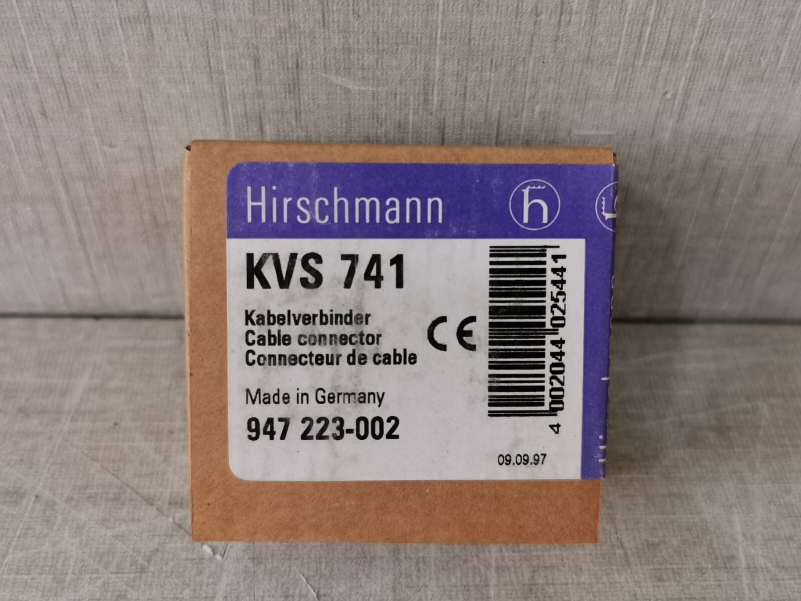 Hirschmann 947 223-002 HIRSCHMANN KVS 741 CABLE CONNECTOR 947 223-002 6