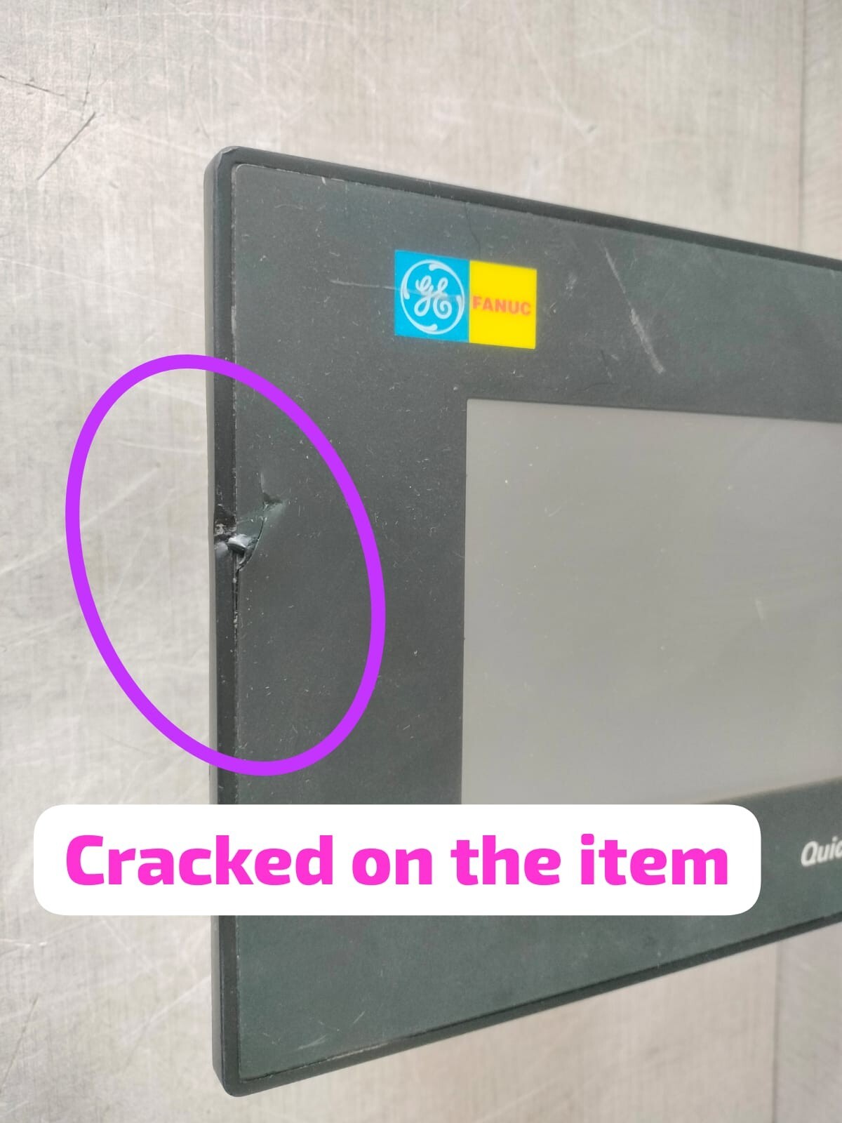 GE Fanuc ES0622 IC75VGL06CTD-DD GE FANUC ES0622 IC75VGL06CTD-DD QUICKPANEL VIEW 9