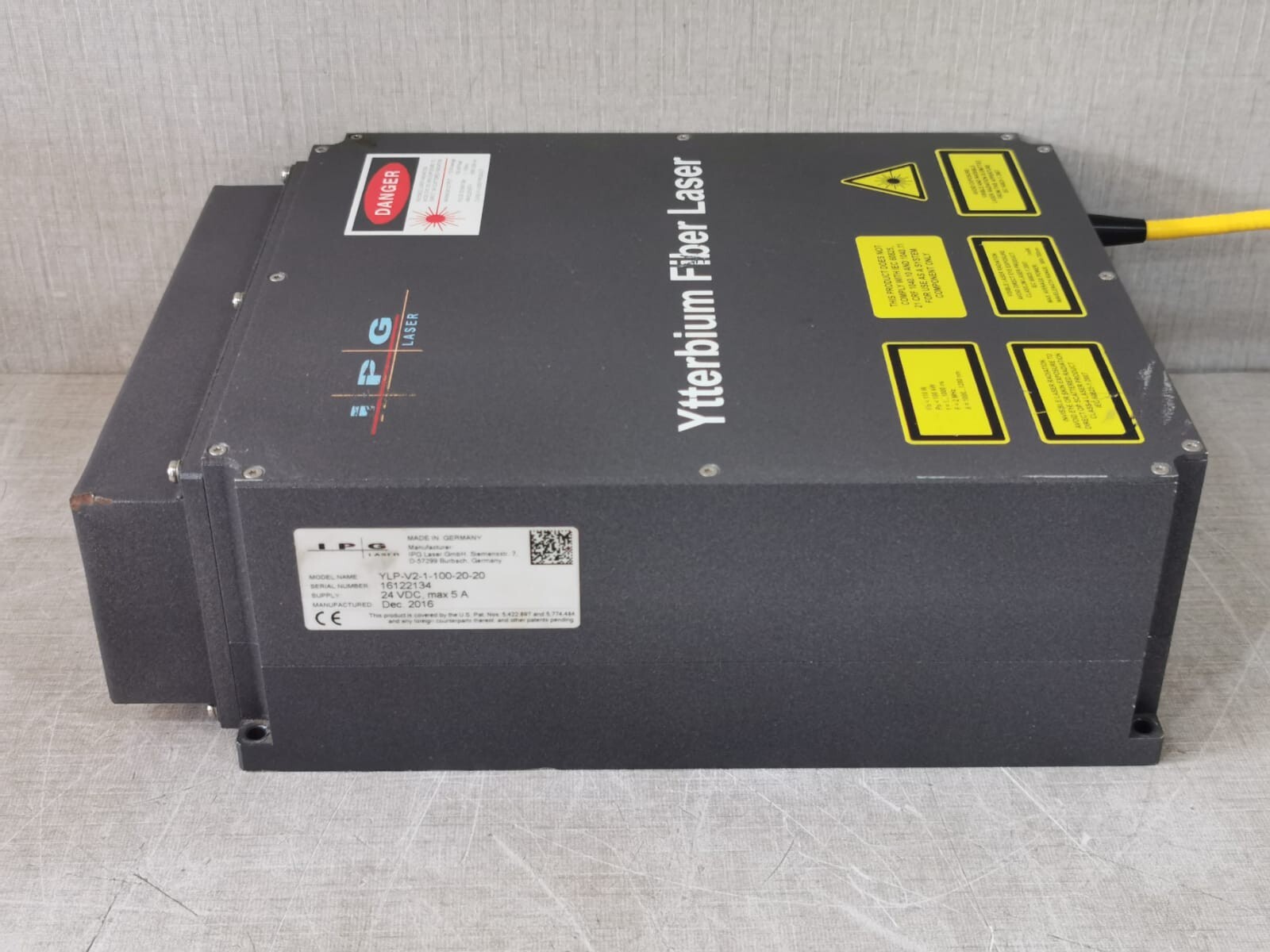 IPG Laser 16122134 IPG Laser YLP-V2-1-100-20-20 Ytterbium Fiber Laser 7