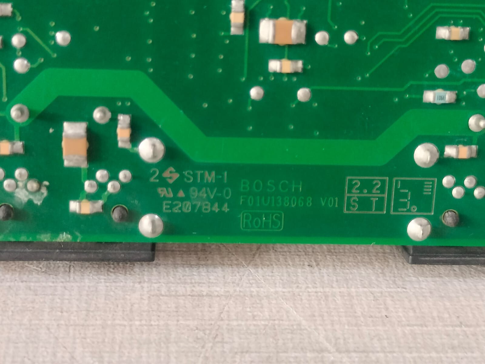Bosch F01U138075 BOSCH F01U138075 / F01U13068 V01 PCBA-PRS-2P250 NETWORK BOARD 9