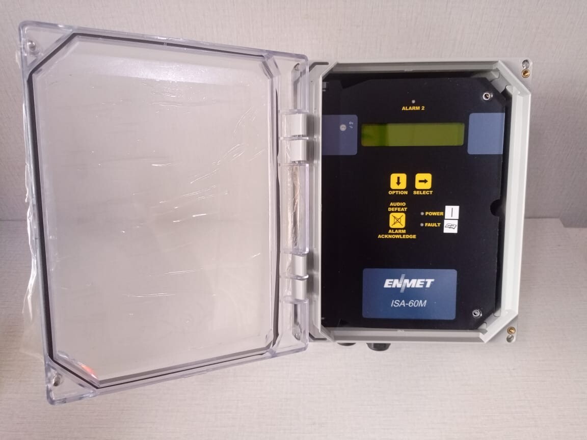 Monitor ISA-60M ENMET ISA-60M GAS OXYGEN MONITOR ALARM2 3RELAY 100-240VAC,0/9A.50/60Hz -W/O CLIP 3