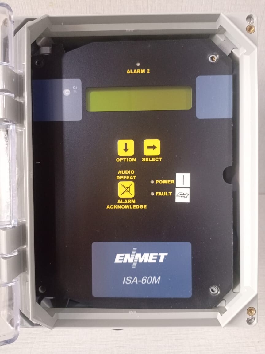 Monitor ISA-60M ENMET ISA-60M GAS OXYGEN MONITOR ALARM2 3RELAY 100-240VAC,0/9A.50/60Hz -W/O CLIP 4