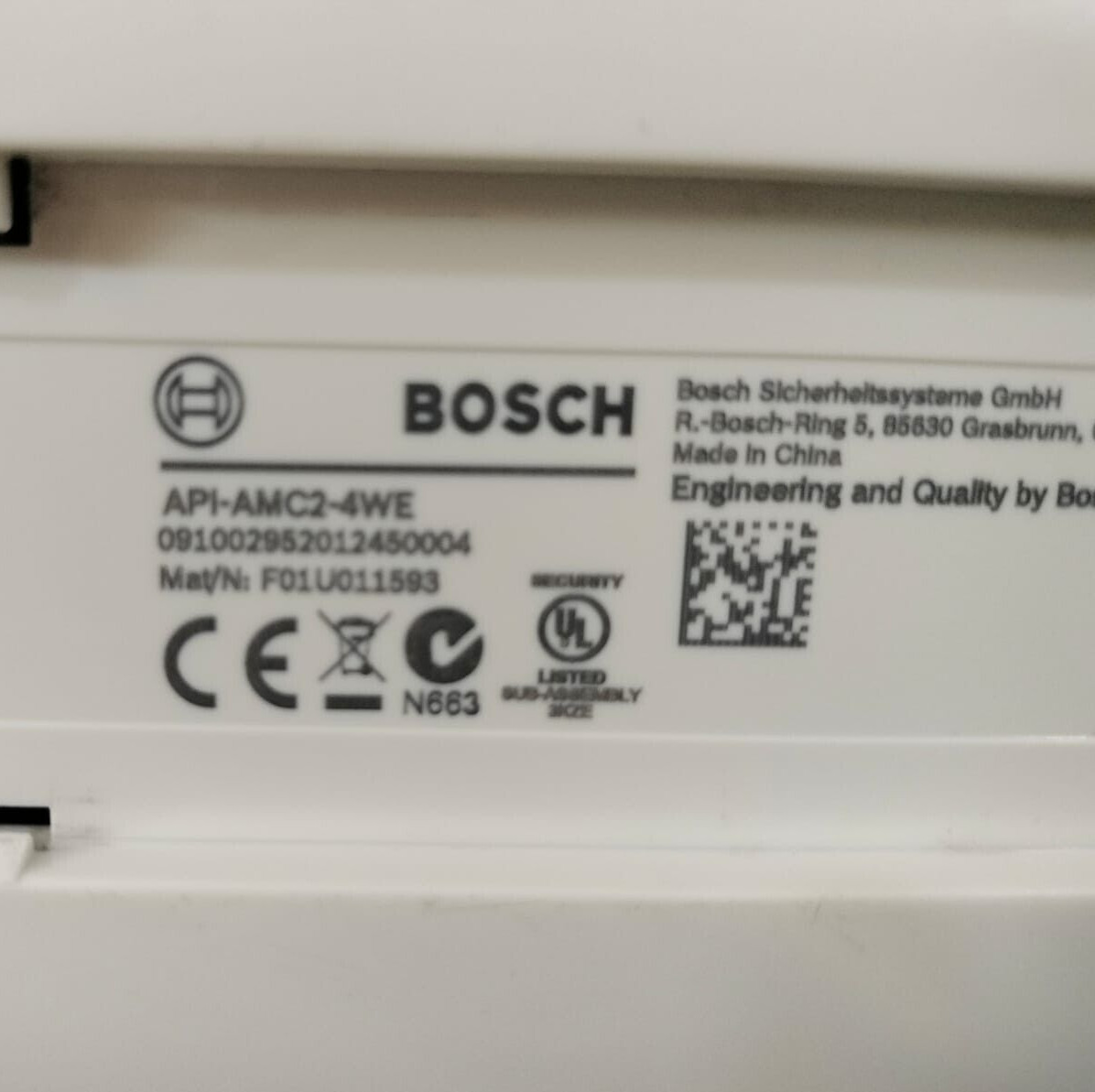 Bosch F01U011593 BOSCH API-AMC2-4WE Wiegand Extension Board Mat/N: F01U011593 10