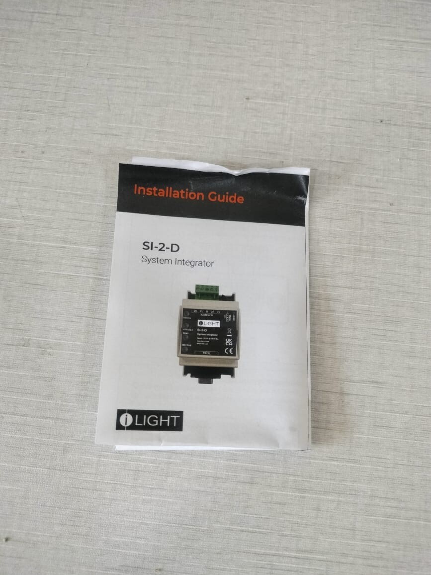 ILIGHT SI-2-D ILIGHT SI-2-D SYSTEM INTEGRATOR 15V DC- W/O ANY ACCESSORIES 8