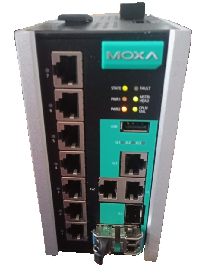 moxa EDS-510E-3GTXSFP-T / EDS-510E-3GTXSFP MOXA EDS-510E-3GTXSFP-T / EDS-510E-3GTXSFP REV 1.0.1 12-48VDC 2
