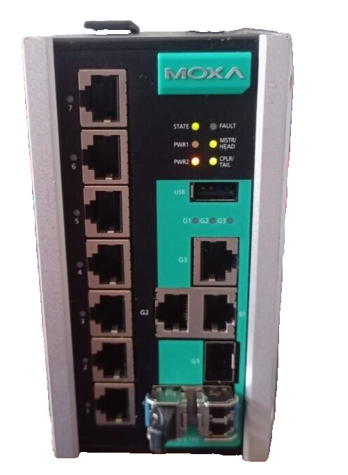 MOXA EDS-510E-3GTXSFP-T / EDS-510E-3GTXSFP REV 1.0.1 12-48VDC