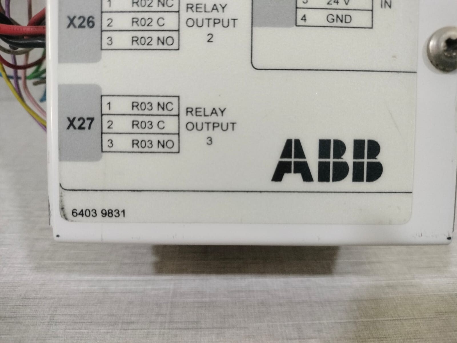 ABB 6403 9831 ABB NDCU-11CK / NDCU-11C NIOC-01C DRIVE CONTROL UNIT 6403 9831 3
