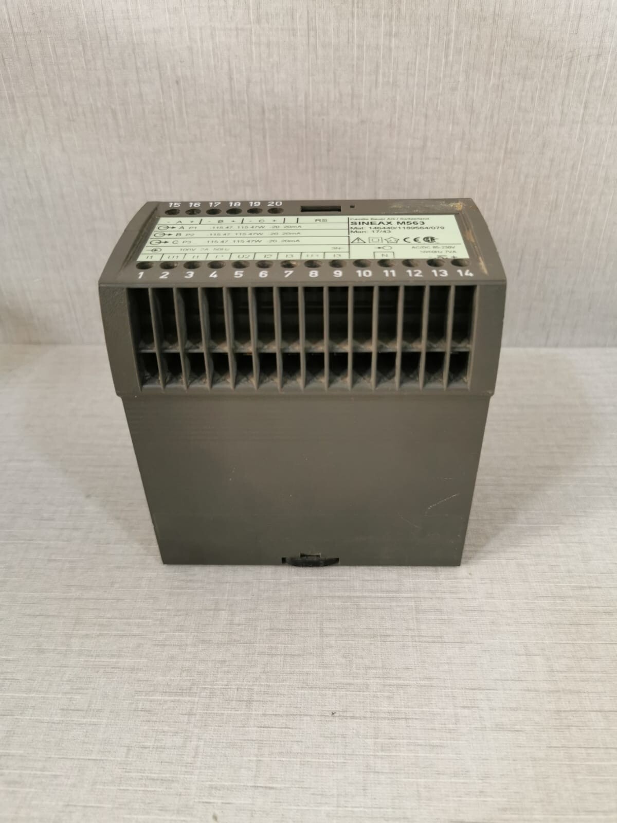 Camille Bauer M563 Camille Bauer SINEAX M563 Programmable Multi-transducer 5