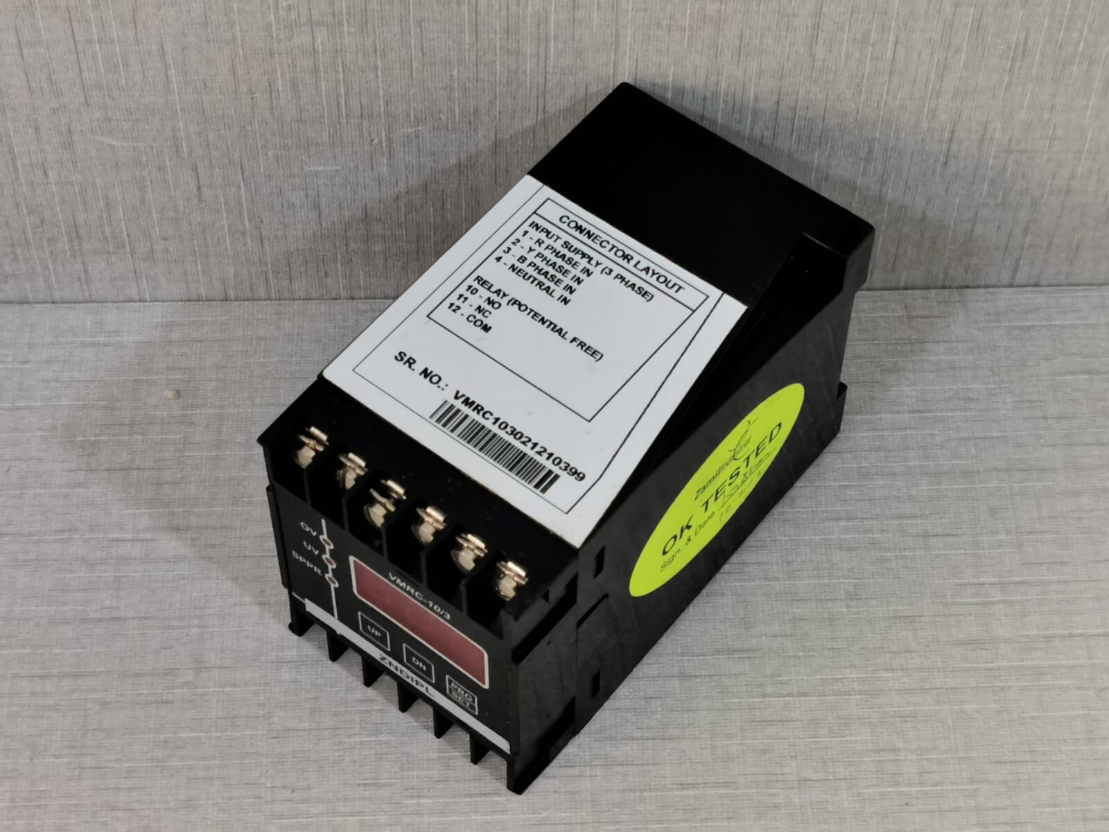 SUB-ZERO VMRC-10/3 SUB-ZERO VMRC-10/3 THREE PHASE LINE VOLTAGE MONITOR 9